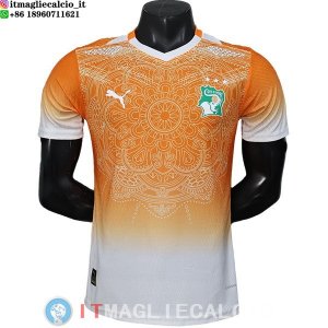 Maglia Costa d'Avorio Speciale Giocatori 2026 Arancione Bianco
