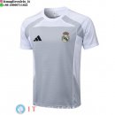 Formazione Maglia Real Madrid 2025/2026 Grigio Bianco