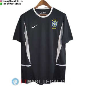 Retro Maglia Brasile Portiere 2002 Nero