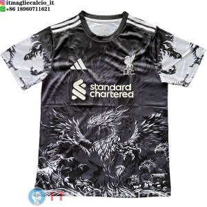 Thailandia Maglia Liverpool Speciale 2025/2026 Nero Bianco