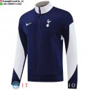 Giacca Lunga Zip Tottenham Hotspur 25-26 Blu Bianco