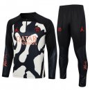 Felpa Da Allenamento Bambino Set Completo PSG 23-24 Giallo Nero Arancione