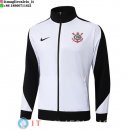 Giacca Lunga Zip Corinthians Paulista 25-26 Bianco Nero