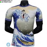 Thailandia Maglia Giappone Speciale Giocatori 2023 Blu Giallo