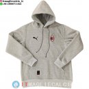 Giacca Felpa Cappuccio AC Milan 25-26 Grigio
