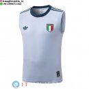 Senza Maniche Maglia Italia 2026 Blu Luce
