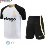 Formazione Maglia Set Completo Chelsea 2023/2024 Bianco Nero Giallo