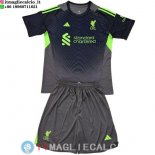 Maglia Bambino liverpool Portiere 2025/2026 Nero