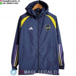 Giacca A Vento Arsenal 23-24 Blu Navy Giallo