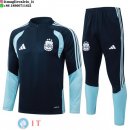 Tuta da Allenamento Bambino Argentina Mezza Cerniera 2026 Blu Navy
