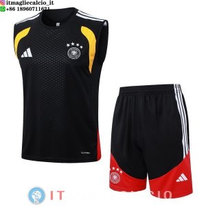 Senza Maniche Set Completo Maglia Germania 2026 Nero Giallo
