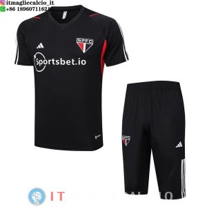 Formazione Set Completo Maglia São Paulo 2023/2024 Nero II Rosso