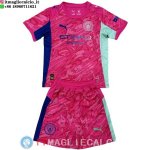 Maglia Set Completo Uomo Manchester City Portiere 2025/2026 Rosa