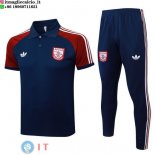 POLO Maglia Set Completo Arsenal 2025/2026 Navy I Rosso POLO Maglia Set Completo Arsenal 2025/2026 Navy I Rosso
