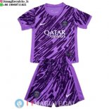 Maglia Set Completo Uomo Paris Saint Germain Portiere 2024/2025 Purpureo