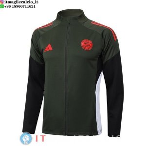 Giacca Lunga Zip Bayern Monaco 25-26 Verde Navy