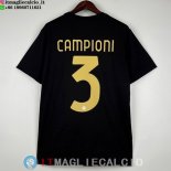 NO.3 Campioni Maglia Napoli Speciale 2023/2024 Nero