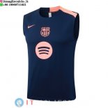 Senza Maniche Maglia Barcellona 2025/2026 Blu Navy Rosa Senza Maniche Maglia Barcellona 2025/2026 Blu Navy Rosa