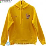 Felpa con Cappuccio Francia 2026 Giallo