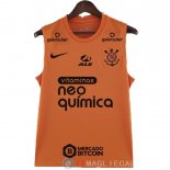 Senza Maniche Maglia Corinthians Paulista 2022 Arancione