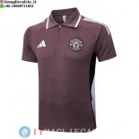 POLO Maglia Manchester United 2025/2026 Purpureo Nero POLO Maglia Manchester United 2025/2026 Purpureo Nero