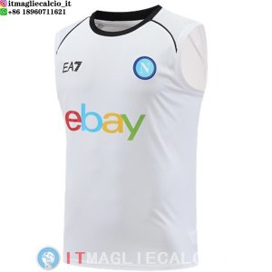 Senza Maniche Maglia Napoli 2024/2025 Bianco