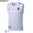 Senza Maniche Maglia Real Madrid 2025/2026 Bianco Purpureo