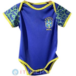 Maglia Baby Brasile Seconda Coppa Del Mondo 2022