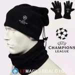 Sciarpa Set Completo Champions Nero Sciarpa Set Completo Champions Nero