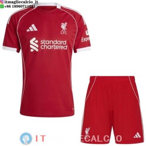 Maglia Set Completo Uomo Liverpool Prima 2025/2026