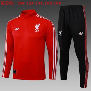 Felpa Da Allenamento Bambino Set Completo Liverpool 25-26 1