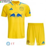 Maglia Seconda Set Completo Uomo Leeds United 2024/2025