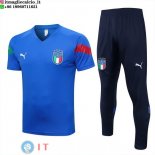 Formazione Set Completo Maglia Italia 2023 Blu II Verde