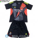 Maglia Set Completo Uomo Real Madrid Portiere 2024/2025 Nero