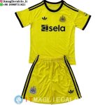 Maglia Bambino Newcastle United Portiere 2025/2026 Giallo Maglia Bambino Newcastle United Portiere 2025/2026 Giallo