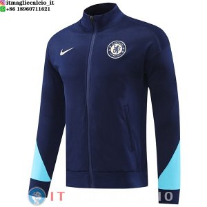 Giacca Lunga Zip Chelsea 25-26 Blu Navy
