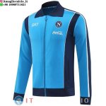 Giacca Full Zip Allenamento Napoli 2025/2026 Blu Giacca Full Zip Allenamento Napoli 2025/2026 Blu