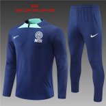Giacca Bambino Set Completo Inter Milan 2022/2023 Blu