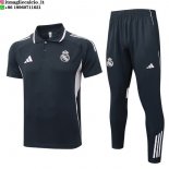 POLO Maglia Set Completo Real Madrid 2025/2026 Grigio Navy Rosa POLO Maglia Set Completo Real Madrid 2025/2026 Grigio Navy Rosa