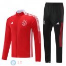 Giacca Set Completo Ajax 21-22 Rosso Nero