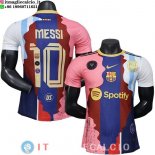 Thailandia Maglia Barcellona Speciale Giocatori 2025/2026 Rosa Blu Rosso