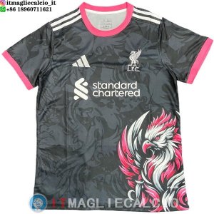 Thailandia Maglia Liverpool Speciale 2025/2026 Nero Rosa