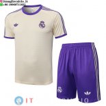 Formazione Maglia Set Completo Real Madrid 2025/2026 Giallo Purpureo