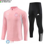 Felpa Da Allenamento Set Completo Bambino Algeria 2023 Rosa Nero