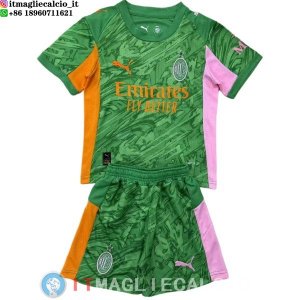 Maglia Portiere Set Completo Uomo AC Milan 2025/2026 Verde