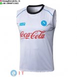 Senza Maniche Maglia Napoli 2025/2026 Bianco Rosso Senza Maniche Maglia Napoli 2025/2026 Bianco Rosso