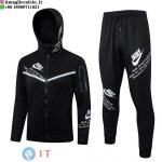 Giacca Felpa Cappuccio Set Completo Nike 2023 Nero Bianco Giacca Felpa Cappuccio Set Completo Nike 2023 Nero Bianco