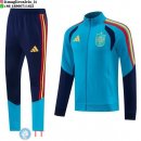 Giacca Full Zip e Pantaloni Allenamento Spagna 2026 I Blu