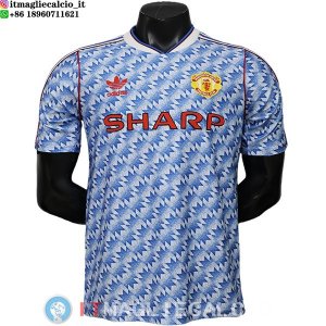 Maglia Manchester United Speciale Giocatori 2026/2027 Blu I Rosso Bianco