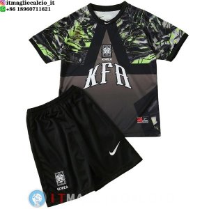 Maglia Bambino Corea del Sud Portiere 2026 Nero
